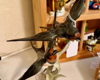 "Pair of Swallows by Hans Achziger