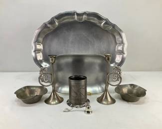 Petwerware and Metalware Tableware