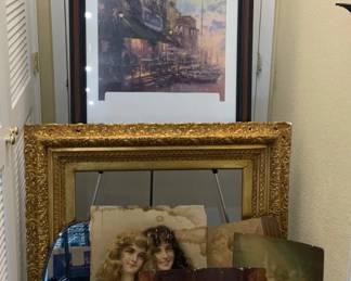 Framed Art, Ornate Gilt Frame and More