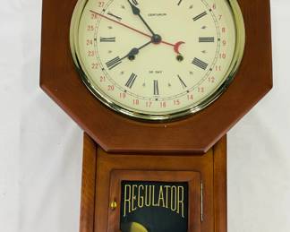 Centurion 35 Day Wooden Regulator Wall Clock