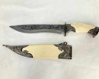 Zachary Crockett Signature Series Hunting Knife with Sheath