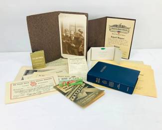 Ephemera, Holy Bible, Playing Cards and Harmonica Items