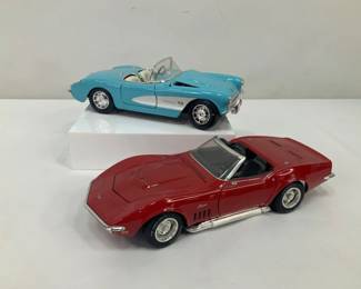 Corvette Convertible Die-Cast Model Cars