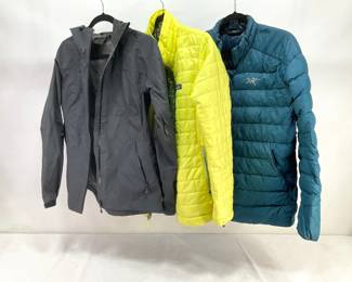 Outdoor Technical Shell and Quilted Puffer Jackets