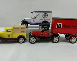 Die Cast Advertising Truck and Van Coin Banks