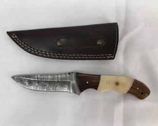 The Bone Collector USA 9" Damascus Hunting Knife