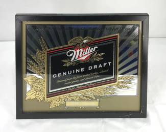 Miller Genuine Draft Bar Mirror