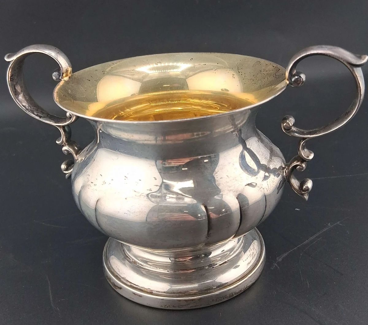 Antique Sterling Silver Trophy Cup Marked Sterling by Poole 567 Georgian 172.2g Collectible
