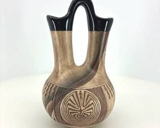 Vintage Native American Style Vase