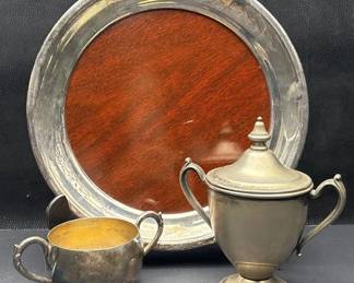 Vintage F.B. Rogers SilverPlated Serving Set  3 Pieces