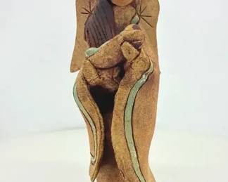 Vintage Guardian Angel Figurine