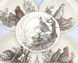 Vintage Johnson Brothers Game Birds Ironstone Plates