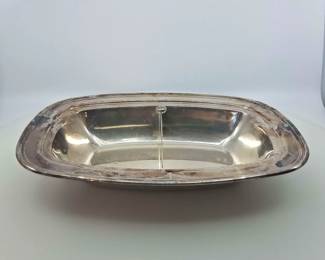 Vintage SilverPlated Divided Serving Dish