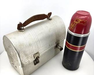 Vintage Lunch Box  1950s Thermos
