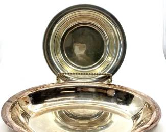 Silver Plated Serving Dish Set