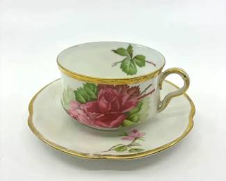 Vintage JC Louise Bavaria Tea Cup and Saucer