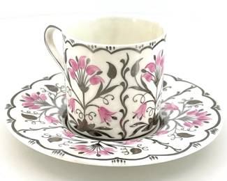 Wedgwood Papyrus Pink Cup  Saucer