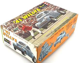 Vintage Revell Stone, Woods  Cook 41 Willys Competition Coupe Model Kit