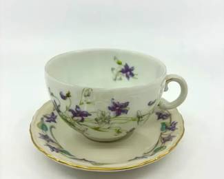 Vintage Imperial Karlsbad Tea Cup and Theodore Haviland Saucer