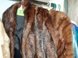 fur coat, jacket and stole