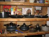 pans and recipe books