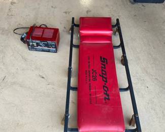 Car Repair Cart and Battery Charger
