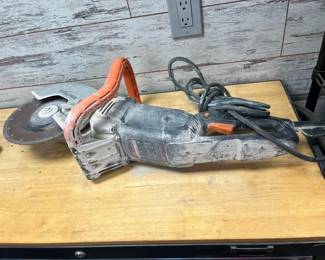 Evolution 9 Concrete Saw and Blade