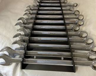 Vintage Set of Chrome SnapOn Combination Wrenches
