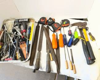 Files, Hammers, Screw Drivers, Tape Measures and More