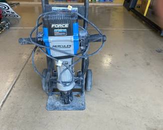 Electric Jack Hammer with Dolly Cart