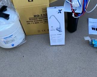 RO System, Water Storage and Faucet