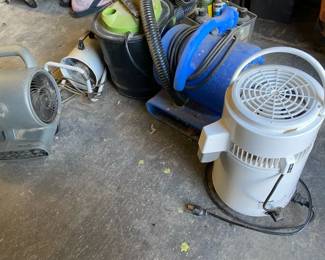 Fans, Vacuum, and Water Distiller