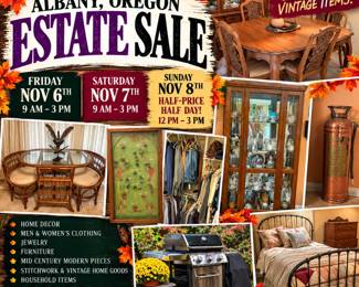Autumn Vintage Estate Sale in Albany