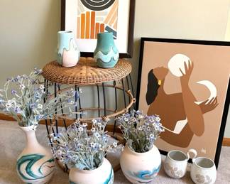 Vintage Nemadji Pottery and Art Lot