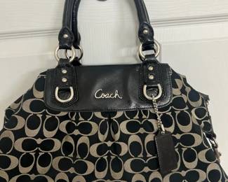 COACH Ashley Signature Sateen Satchel