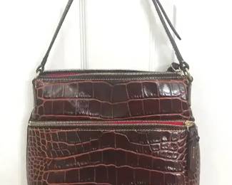 DOONEY  BOURKE CROCO EMBOSSED BAG