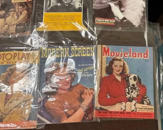 Vintage Hollywood Golden Age Movie Magazines Bette Davis, Joan Crawford Movie Mirror