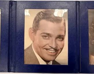 Vintage Hollywood Movie Star Triple Photo Album Classic Cinema Celebrity Portraits