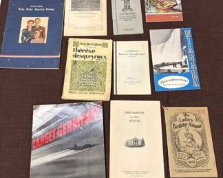 Vintage Historical Booklet Collection WWII Target Germany, 1932 Almanac, Lincoln, Presidents