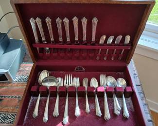 48 pc sterling flatware 