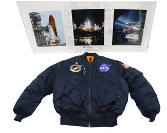 Lot 373 NASA Space Memorabilia Presented to Harry Hart on his Retirement as Engineer