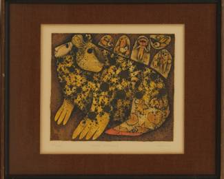 Lot 2507 Carol Jablonsky (1939-1992) American, Lithograph