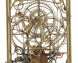 Lot 201 Vintage Gordon Bradt Kinetic Sculpture Clock