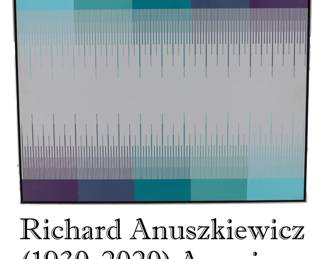 Lot 2 Richard Anuszkiewicz (1930-2020) American, 1975 Soft Grey Op Art Acrylic on Panel
