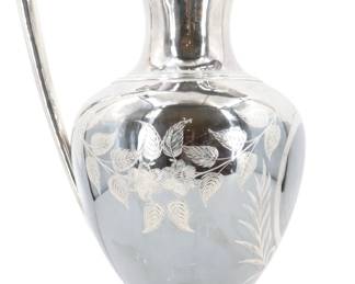 Lot 46 Important Antique Washington D.C. Galt Bro. Sterling Silver Claret Jug 42.120 ozt.