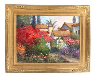 Lot 6 Kent R. Wallis (Born 1945) American, Romantic Impressionist Oil on Canvas