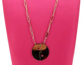 Lot 548 Elizabeth Ford Fine Jewelry Lala Collection Cara Luna Goldplated Necklace