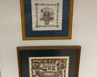 $20 ea, Cross stitch