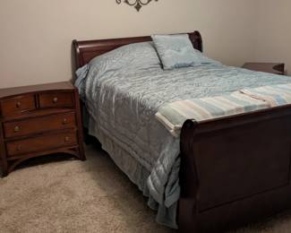 Two bedroom sets with night stands, dressers