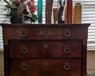 Henredon Registry Collection three drawer Empire style chest